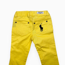 Charger l&#39;image dans la galerie, Pantalon jaune en coton extensible 4Y
