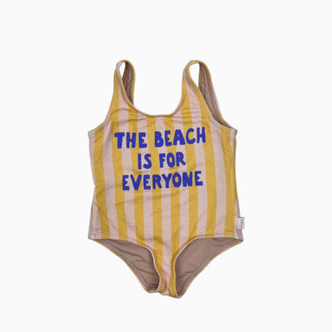 Maillot à rayures 'The beach is for everyone' 3Y