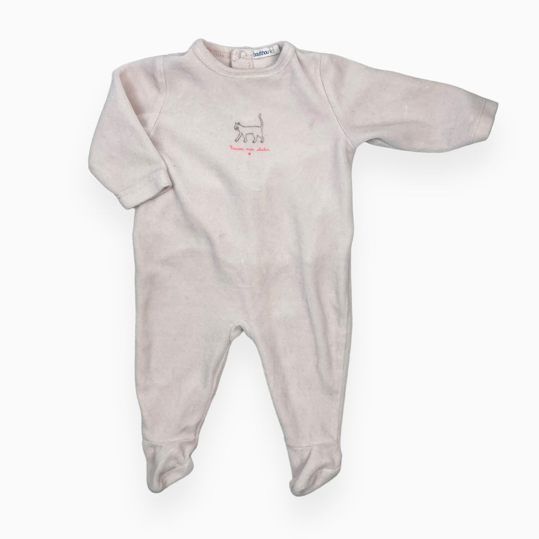 Pyjama en velour rose 3M