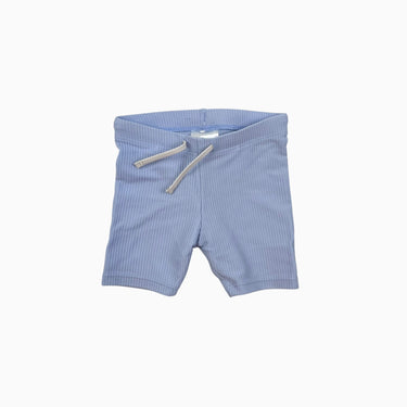 Maillot short bleu poudre 6-12M