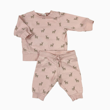 Ensemble rose 'biches' 2-4M