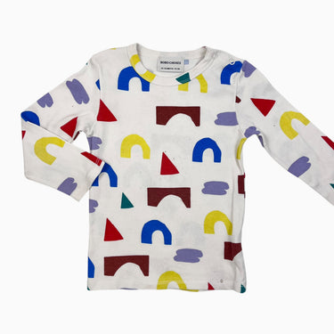 Chandail blanc à formes géométriques 24-36M