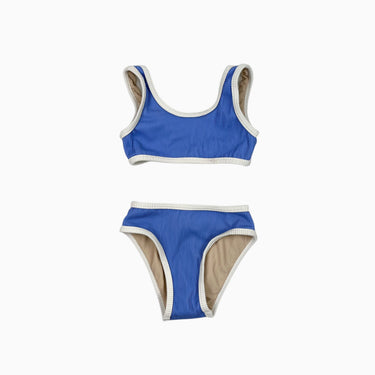 Bikini bleu océan côtelé 2Y