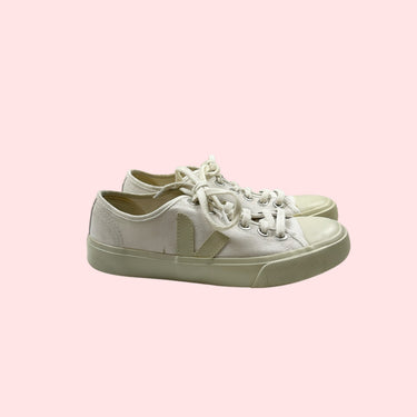 Sneakers blancs 'wata' à lacet pour femmes 7US
