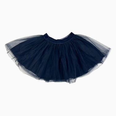 Jupe doublée en tulle marine 8Y