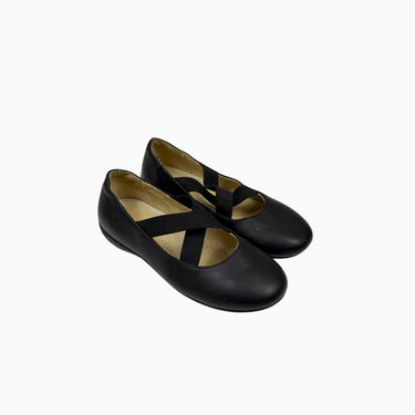 Ballerines noires avec élastiques 28EU