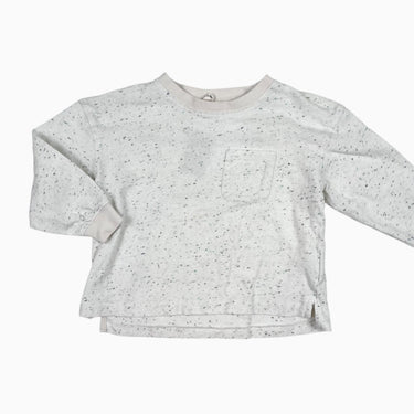 Chandail blanc 'confettis' 1-2Y