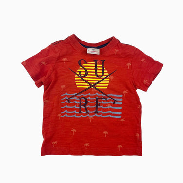 T-shirt rouge 'Surf' 90CM 2Y
