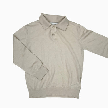 Chandail avoine en laine et modal 6-7Y