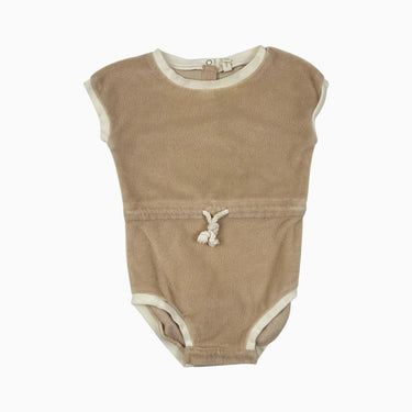 Combi short beige en ratine 12-18M