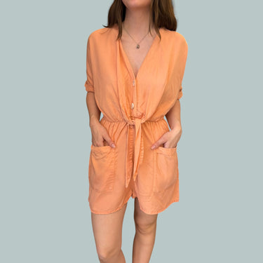 Combi short pêche en lyocell pour femmes S
