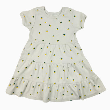 Robe aqua 'fruits jaunes' 4-5Y
