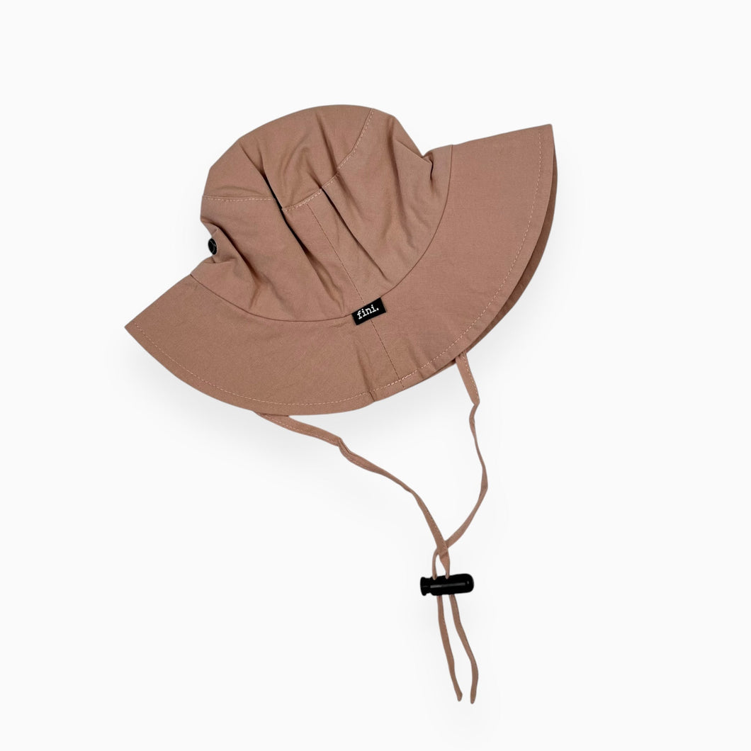 Chapeau bucket rose poudré XS (40-42cm)