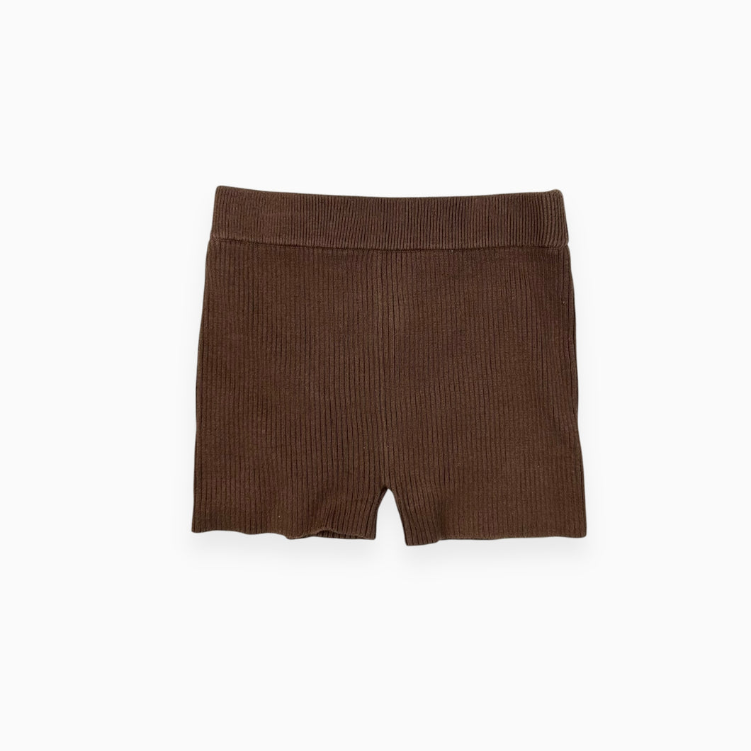 Short noisette en coton cotelé 5Y