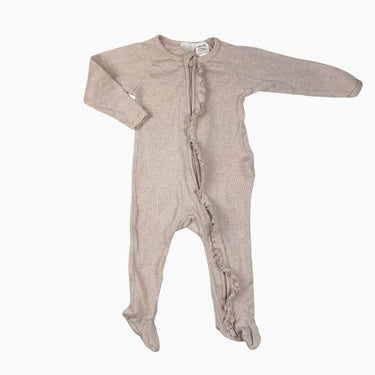 Pyjama rose volant 0-3M