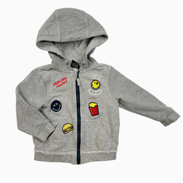 Veste à capuchon grise 'Smiley World' 3Y