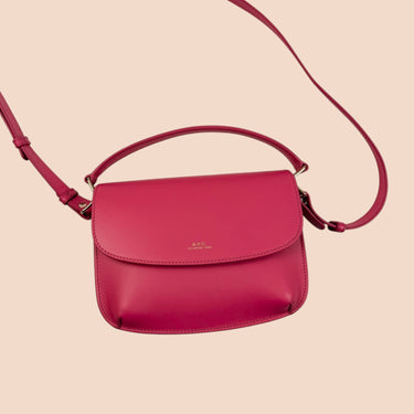 Sac à main rose en cuir 'Sarah' pour femmes