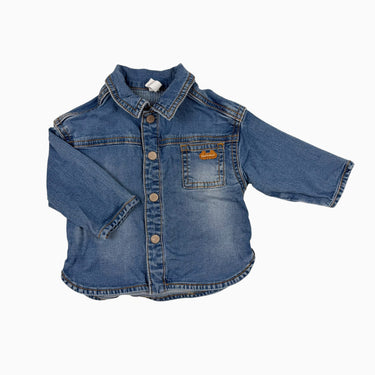 Chemise en coton chambray 3-6M