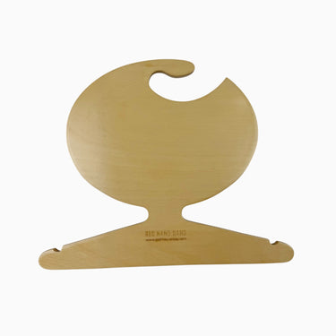 Cintre décoratif visage en bois