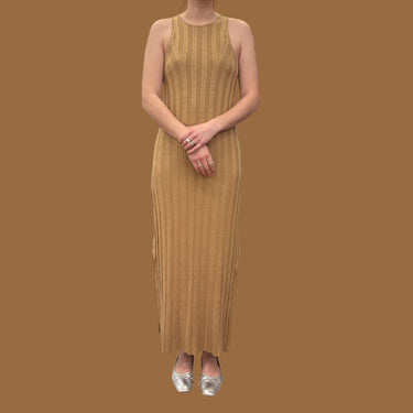 Robe dune 'Islet' en tricot de soie, lin et élastane pour femmes S