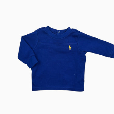 Chandail bleu royal en coton gaufré 3M