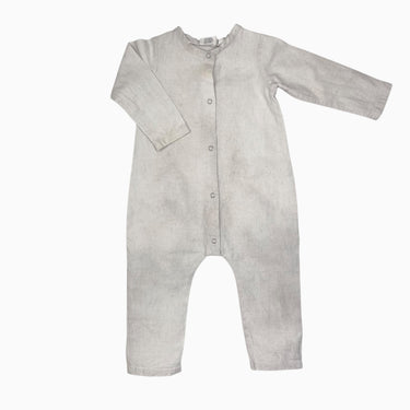 Combi greige en lin et coton 12-18M
