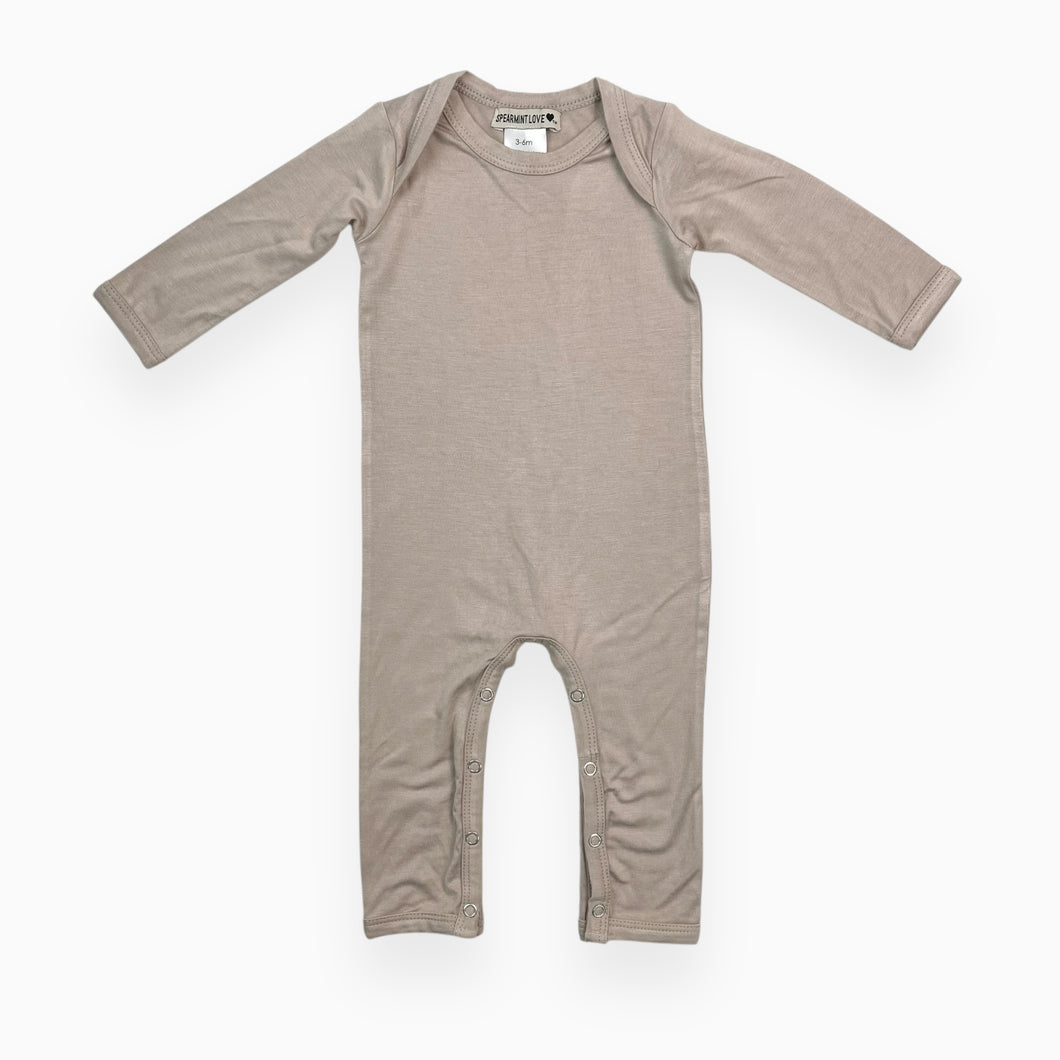 Pyjama sable en viscose de bambou extensible 3-6M