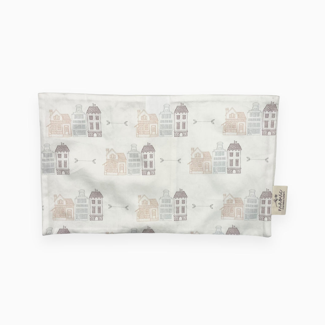 Housse pour taie d'oreiller motif maisons format mini 2-5Y