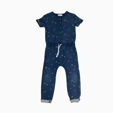 Combi en coton chambray à motifs 2Y