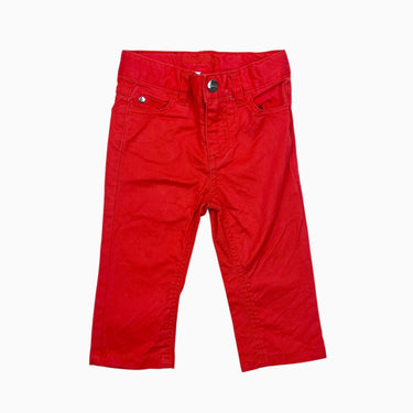 Pantalon rouge 12M