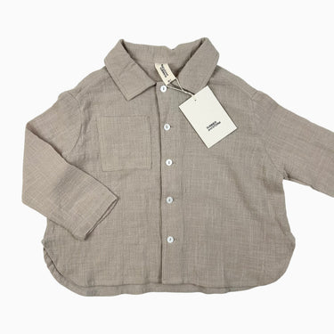 Chemise lilas en coton 'raw' 2-3Y