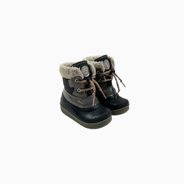 Bottes d'hiver noires paillettées et grises 21-22EU