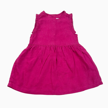 Robe 'rose punch aux fruits' en lin 36M