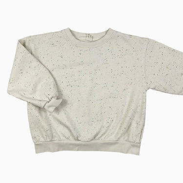 Chandail blanc 'confettis' 5-6Y