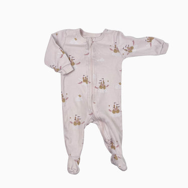 Pyjama rose pâle 'châteaux' 3M