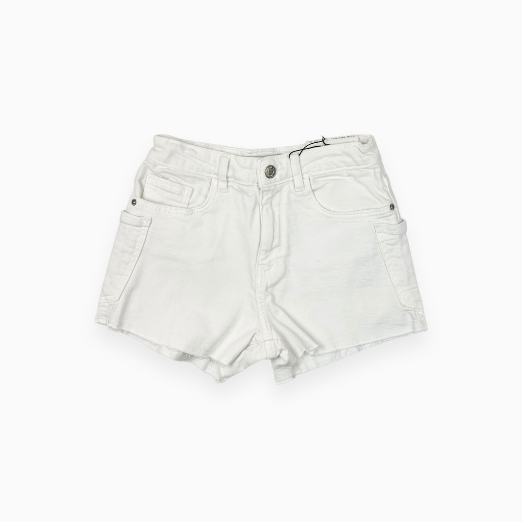 Short blanc en denim 11-12Y