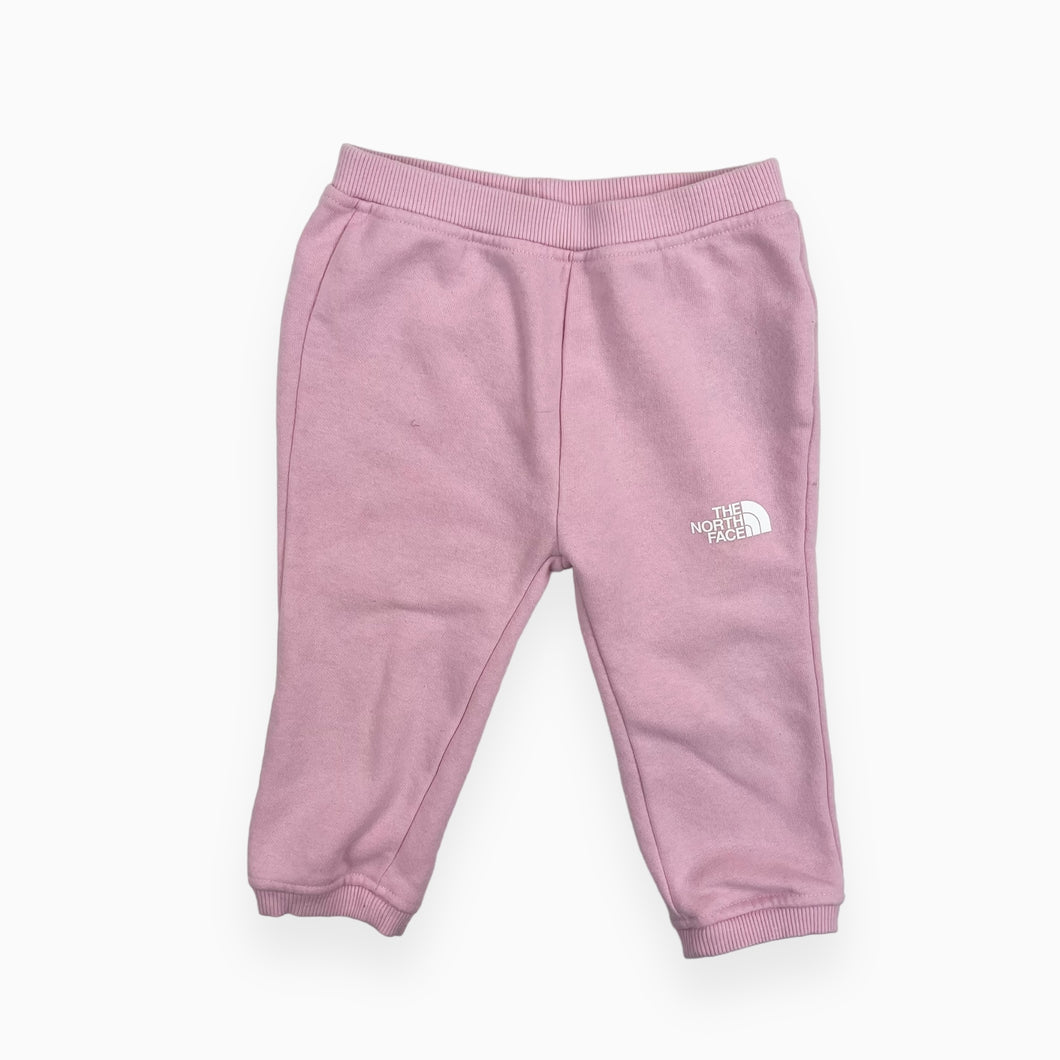 Jogging rose pale en coton ouaté 6-12M