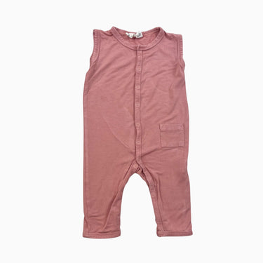Combi saumon en bambou et spandex 6-12M