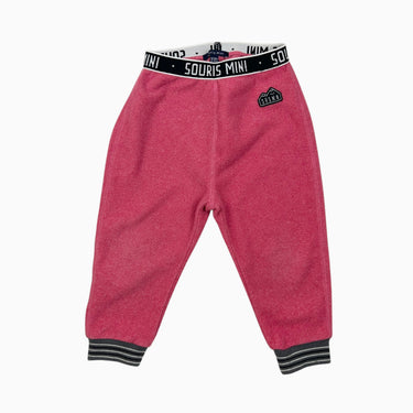 Pantalon rose en polar 18-24M