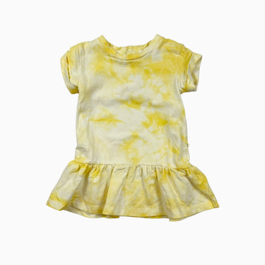 Robe tye die jaune 12M