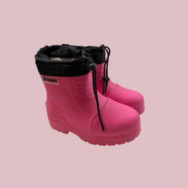 Bottes d'hiver courte rose pour femmes 37EU