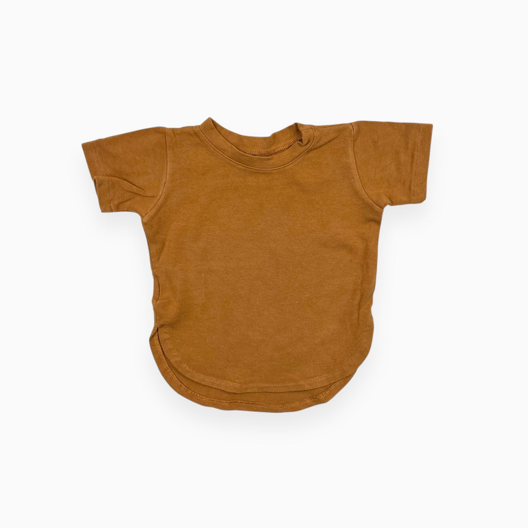 T-shirt ginger en viscose de bambou et coton bio extensible 0-6M