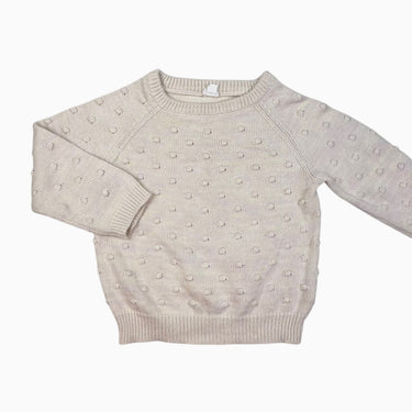 Pull vanille 'popcorn' 6Y