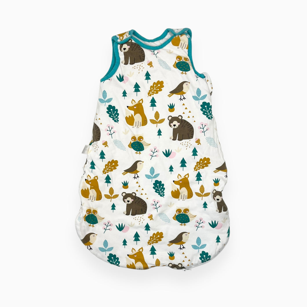 Gigoteuse en coton matelassé à imprimé animaux S (fit 3-12M)