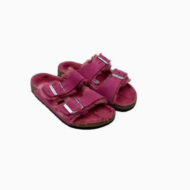 Sandales fushia en suède Sherling 30EU