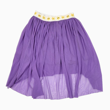 Jupe maxi mauve doublée en tulle 8-9Y