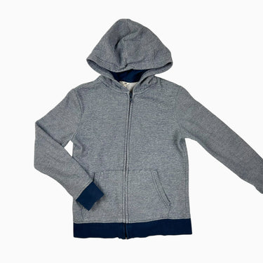 Veste à capuchon à rayures marine 8-10Y