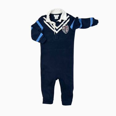 Combi marine avec écusson en coton piqué 9M