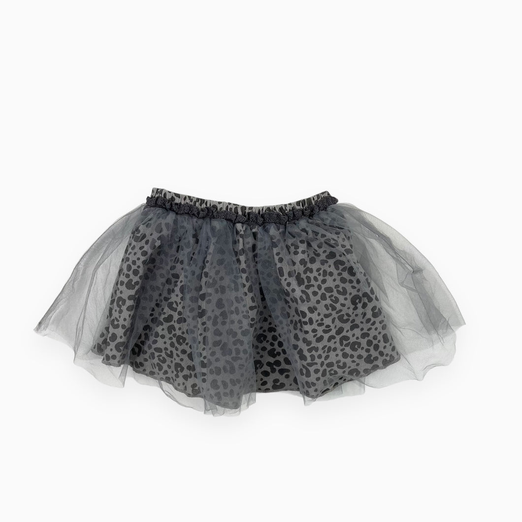 Jupe tulle en poly à imprimé léopard 9-12M