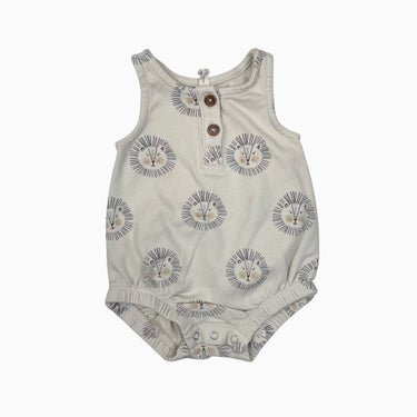 Barboteuse vanille 'lions' 0-3M